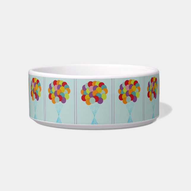 Tigela Pet Bowl de Balões Cerâmicos (Frente)