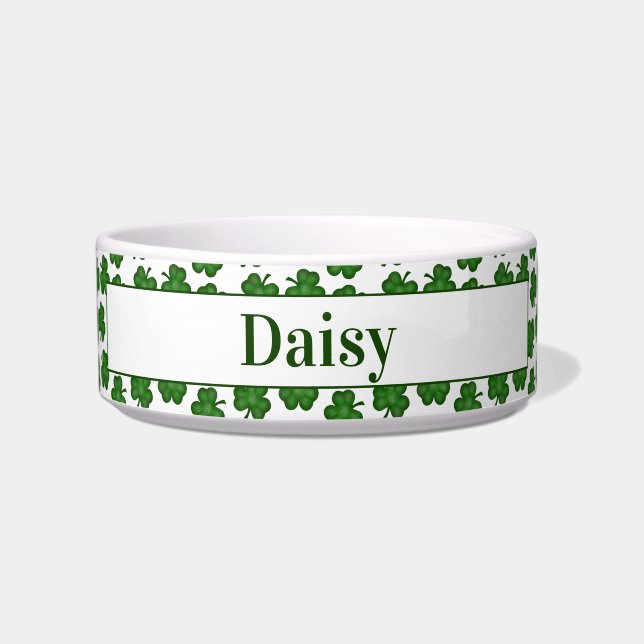 Tigela Pet Bowl de Camarões Texturados Personalizados (Frente)