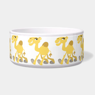 Tigela Pet Bowl de Camelo de Cartoon legal e bonito