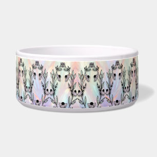 Tigela Pet Bowl de Cerâmica de Flor Mínima
