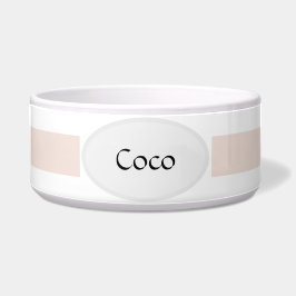 Tigela Pet Bowl de Cerâmica Personalizável