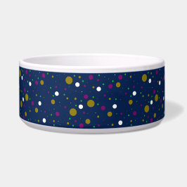 Tigela Pet Bowl de Confetti Cerâmica Cromática
