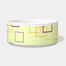 Tigela Pet Bowl de Dança Quadrada