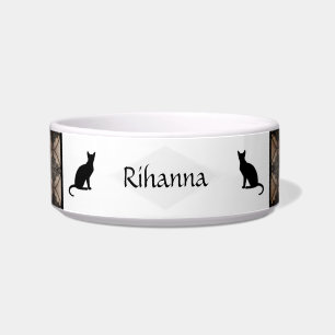 Tigela Pet Bowl de Design de rendas pretas - HAMbWG