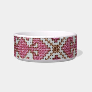 Tigela Pet Bowl de Diamante Rosa