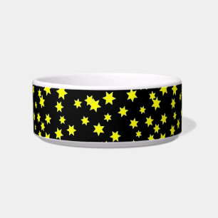 Tigela Pet Bowl de Estrelas Amarelas