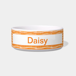 Tigela Pet Bowl de Filete de Salmão Personalizado