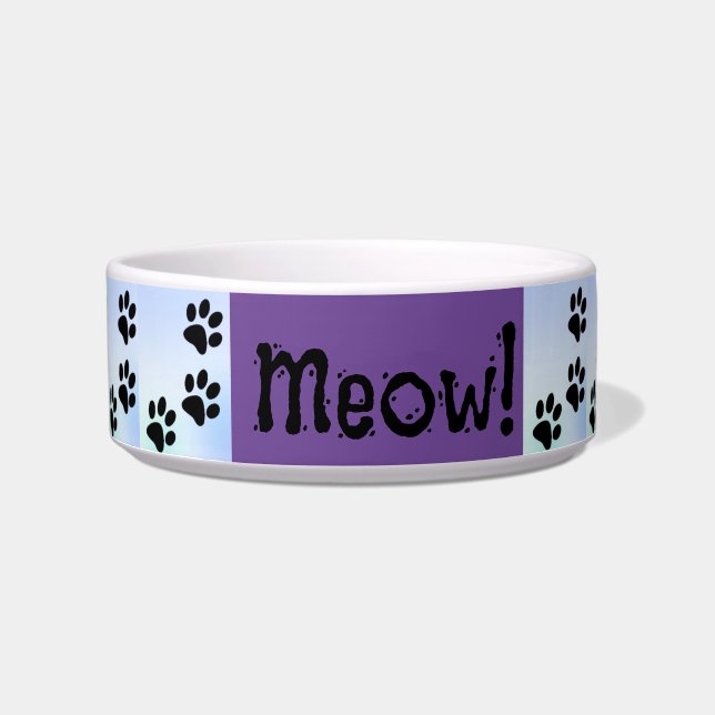 Tigela Pet Bowl de Gato Cerâmico (Frente)