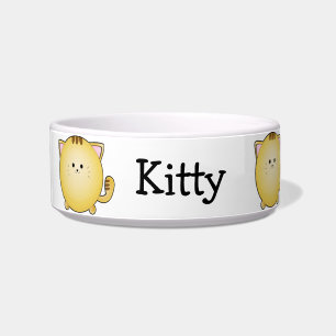 Tigela Pet Bowl de Gato de Cartoon Kawaii Personalizado