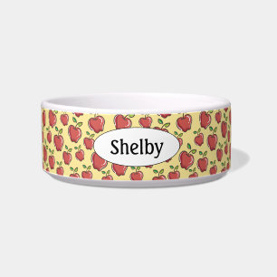Tigela Pet Bowl de Maçãs Frescas