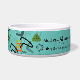 Tigela Pet Bowl de Meio século Retro-Cerâmica Inspirada n