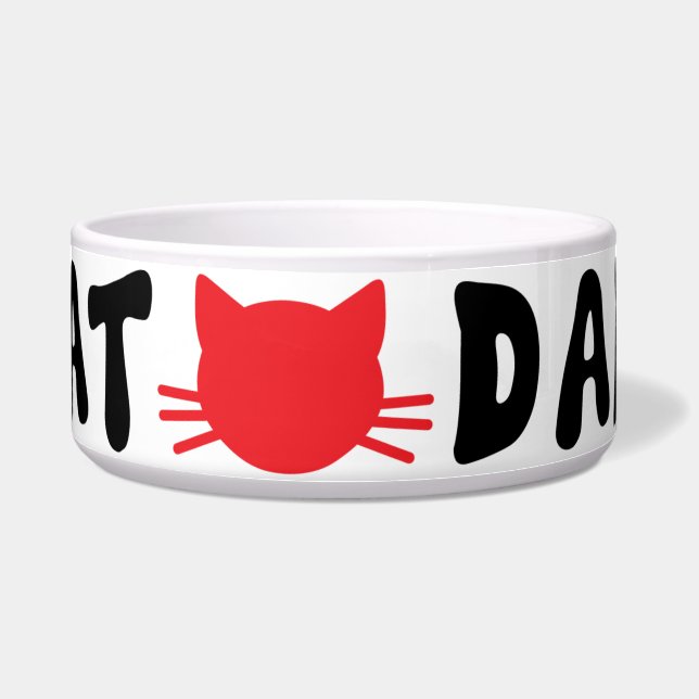 Tigela Pet Bowl de Pai de gato (Frente)