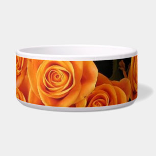 Tigela Pet Bowl de Rosa Laranja
