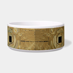 Tigela Pet Bowl de Rush Cerâmica Dourada