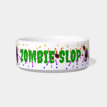 Pet Bowl de "Zombie Slop" cerâmica