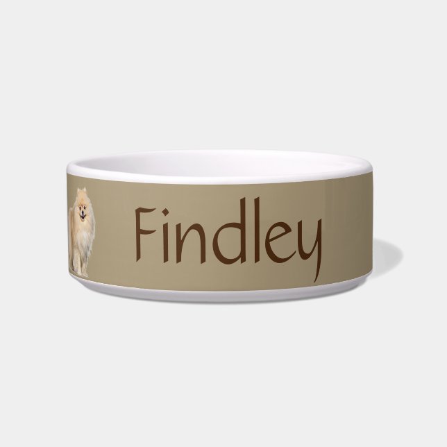 Tigela Pet Bowl do Cachorro de Fotografia Personalizada (Frente)