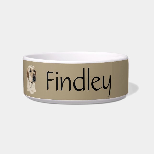Tigela Pet Bowl do Cachorro de Fotografia Personalizada (Frente)