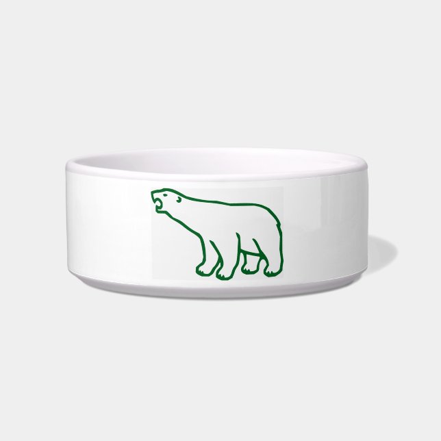 Tigela Pet Bowl do Urso Polar Reprodutor (Frente)
