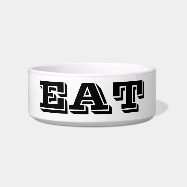 Tigela Pet Bowl EAT (Frente)