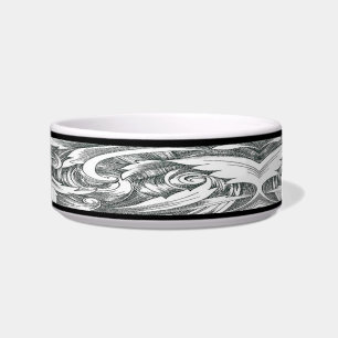 Tigela Pet Bowl Floral Personalizado