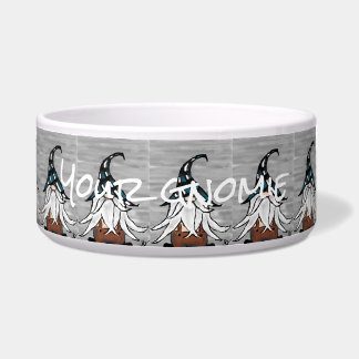 Tigela Pet bowl food water gnome