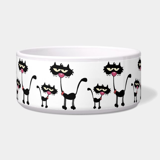 Tigela Pet Bowl/Gatos Escados (Direita)