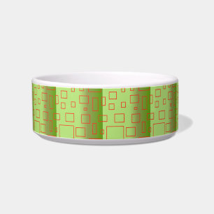 Tigela Pet Bowl, Geométrico Cerâmica de Padrão Moderno