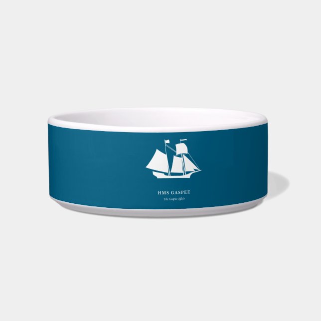 Tigela Pet Bowl — HMS Gaspee (Esquerda)
