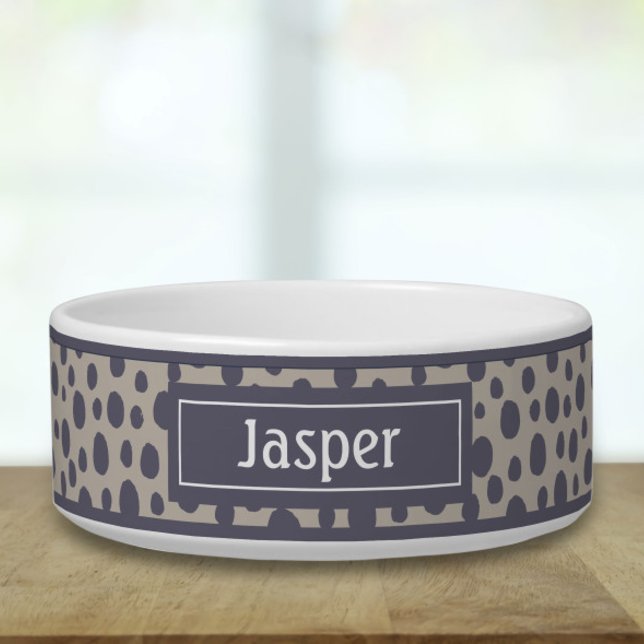 Tigela Pet Bowl Impressão Geométrico Retro (Criador carregado)