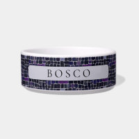 Pet Bowl/Mosaico Negro