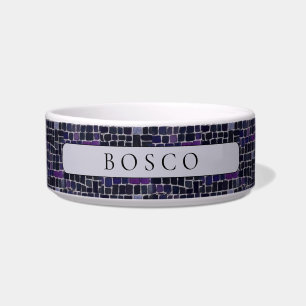 Tigela Pet Bowl/Mosaico Negro