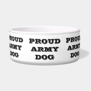 Tigela Pet Bowl, Orgulho do Exército