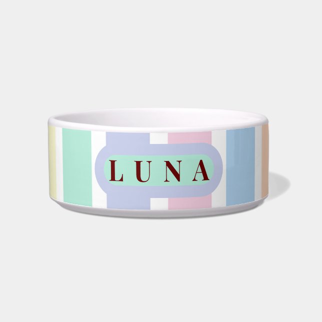 Tigela Pet Bowl Personalizado com Nome (Frente)