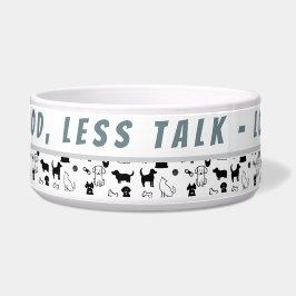Tigela Pet Bowl Personalizado De Cão Grande E Engraçado P