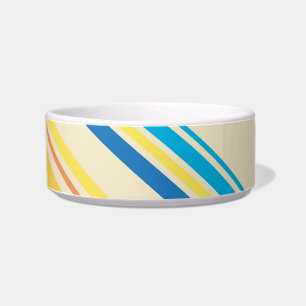 Tigela Pet Bowl - Tripas Azuis Retro