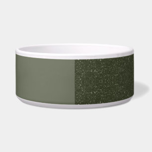 Tigela Pet Bowl Verde de Moss Moderno Dividido - Personal