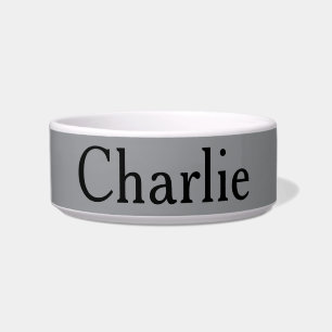 Tigela Pet de Cinza de Fotografia de Nome Personalizado P