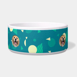 Tigela Pet de Pai Personalizado de Nome Personalizado Úni