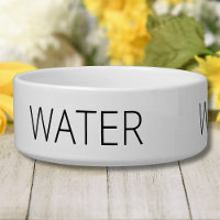 Pet de Texto Simples Personalizado de Água