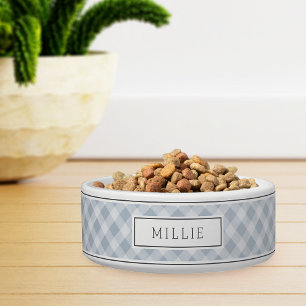 Tigela Pet de Xadrez personalizada do estilo de fábrica 