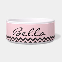 Pet Dish Elegante, nome e cor personalizáveis