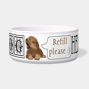 Tigela Pet DOG Bowl Grande "Sou o cão a Ouvir-me Roar"