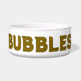 Tigela Pet Dog Cat Mom Dad Lovers Ceramic Pet Bowl