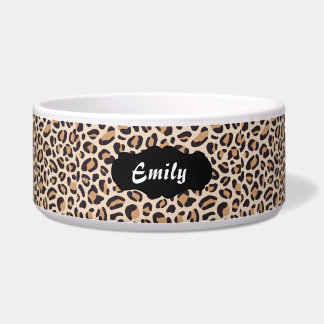 Tigela Pet Feeding Bowl de Impressão Personalizada do Leo