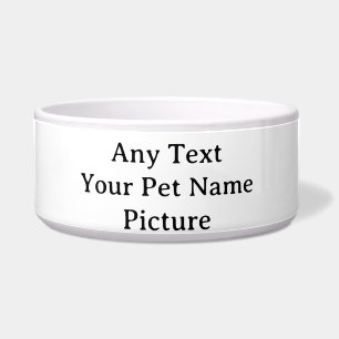 Tigela Pet Feeding Bowl de Impressão Personalizada do Leo