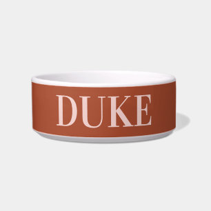 Tigela Pet Laranja Queimado