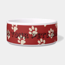 Tigela Pet Paws Dog ou Cat Bowh Dish