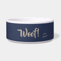 Pet Personalizado Azul de Marinho de Texto de Barr