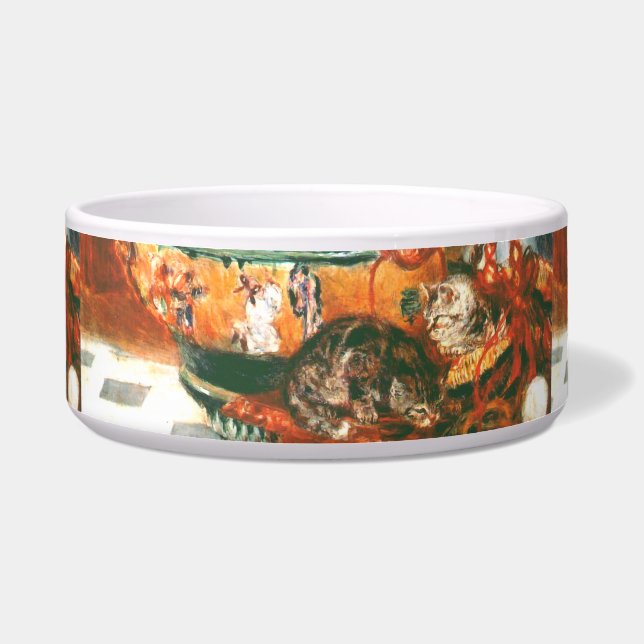 Tigela Pierre-Auguste Renoir Gerânios E Gatos   (Frente)