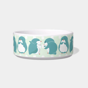 Tigela Pinguim azul